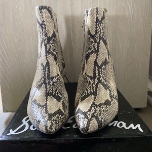 Sam Edelman Hilty Pointed Snakeskin Boot